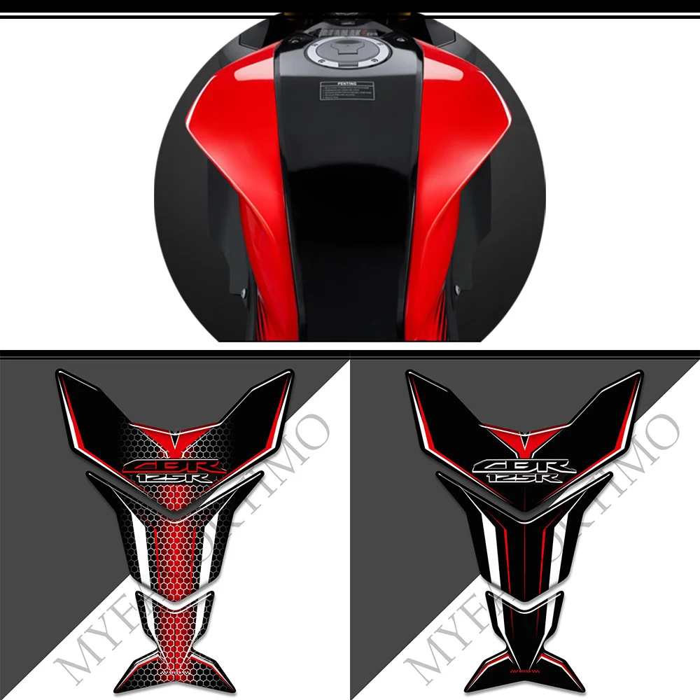 For Honda CBR 125R 125 R fuel tank pad sticker protector motorcycle windshield body logo helmet sticker