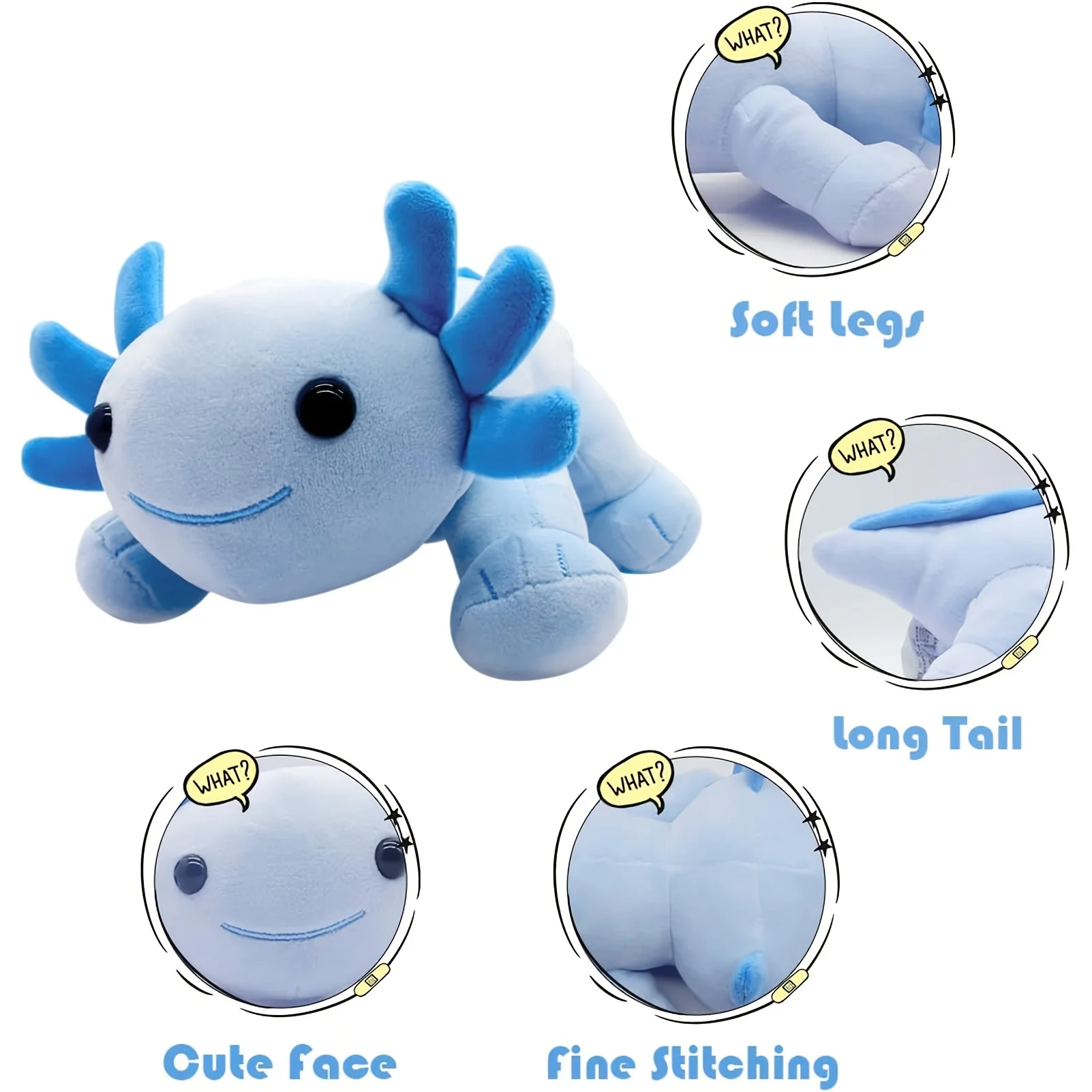 25cm niedlichen Axolotl Plüschtiere weichen Kawaii Axolotl Plüschtiere Puppen Stofftiere Plüsch kissen für Geburtstag Kinder Geschenke Wohnkultur