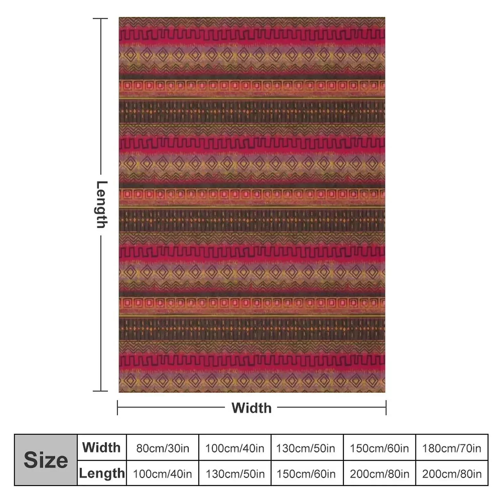 Earthy African Ombre Mud Cloth Throw Blanket Weighted Cute Hairy Furrys Personalized Gift blankets ands Blankets