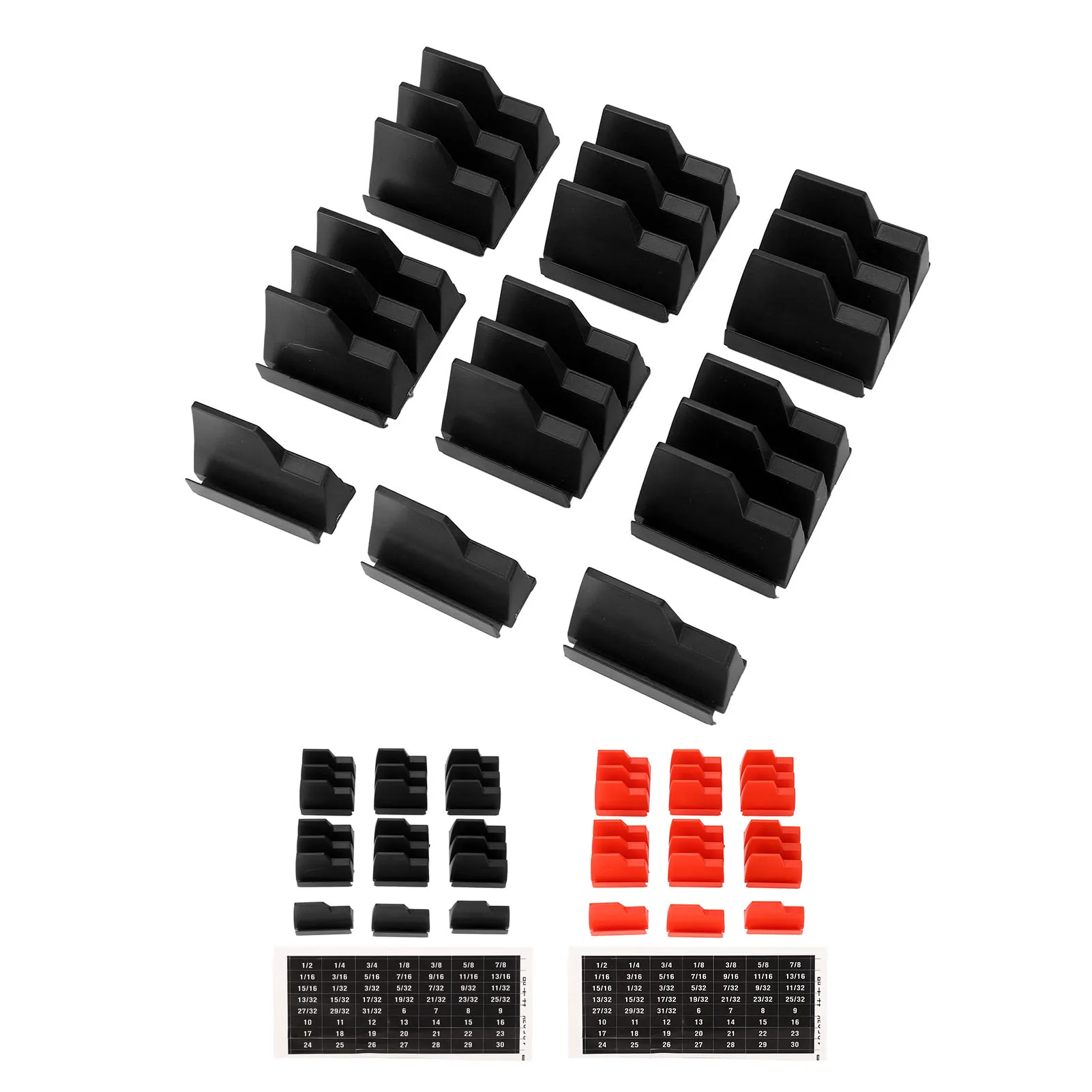 Modular Wrench Organizer Wrench Rack Holder Capacity Multifunctional Compact ABS Magnetic Modular Wrench Organizer