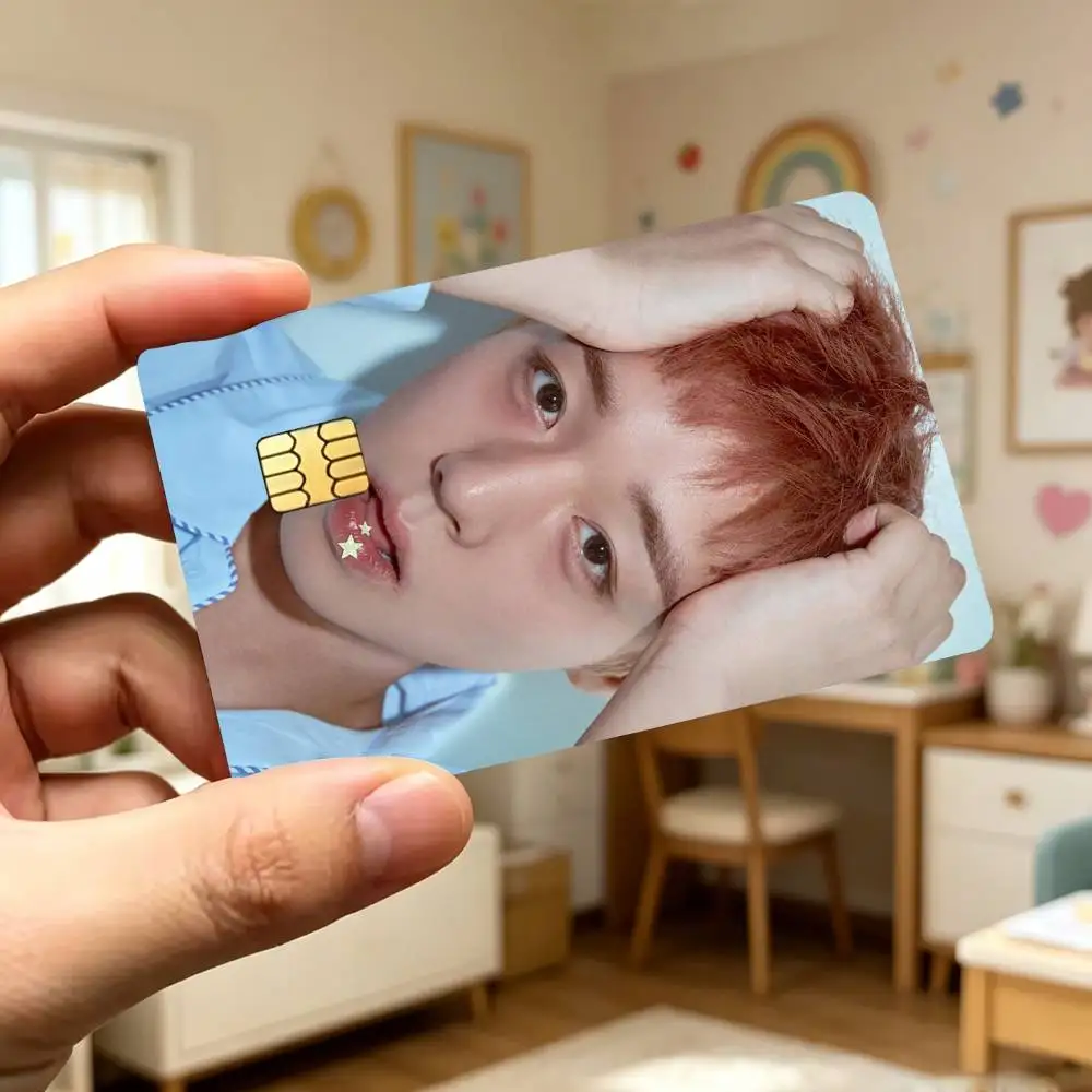 Handsome Talented Idol P-Park Ji-Hoon StickersCreditDebitCardFilm Skin Sticker Credit Card Skin Stickers For Bank Card Bus Metro