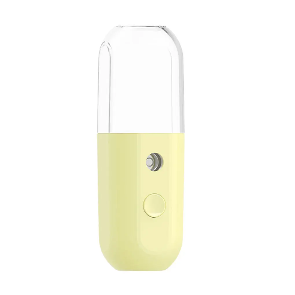 

ABS Face Sprayer Portable Transparent Case Coated 1800mAh Replacement Skin Care Makeup Steamer Mist Maker Humidifier