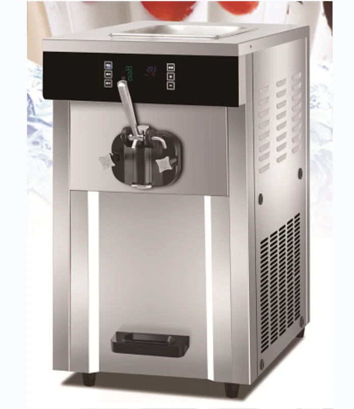

Air Cooling System commercial ice cream maker Easy to Operate table top making machine ice cream for sale