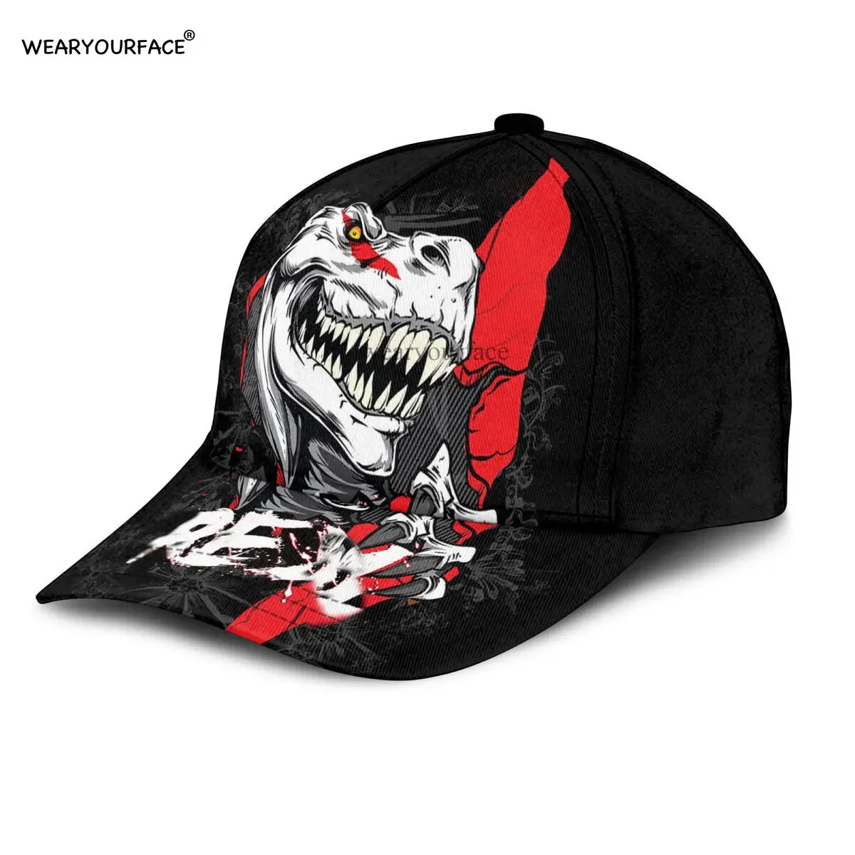 Carp Fish Catfish Deer 3D All Over Printed Snapback Hat Men Women Adult Hip Hop Headwear Outdoor Sun Visor Baseball Cap