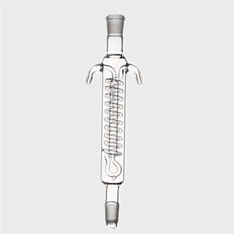 200/300/400 24/29/40 Joint Dimroth Reflux Lab Glass Condenser Distillation