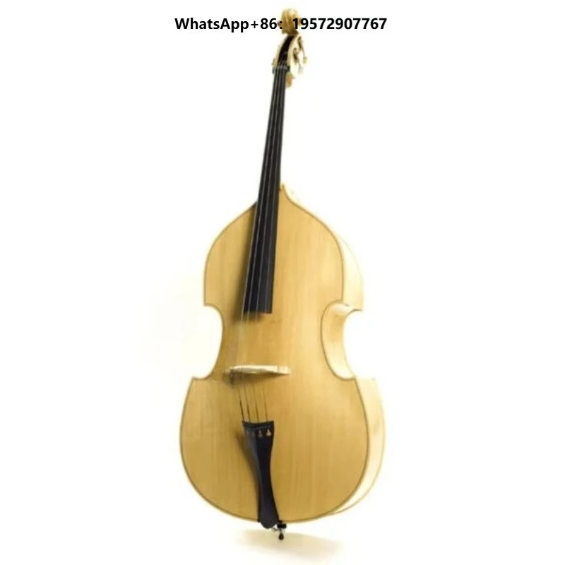 Budget-Friendly Student Model 3/4 Double Bass Premium Brass Machine Heads Ensuring Stable Tuning Upright Bass Concert Basses