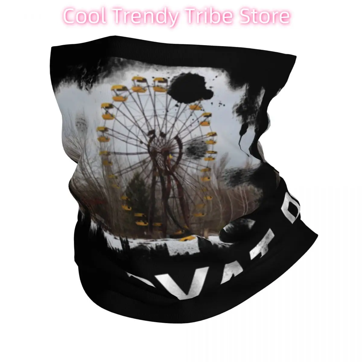 

Винтажная чернобыльная Россия, бандана на шею, маска с принтом, шарф, многофункциональный головной убор для верховой езды для мужчин, женщин, взрослых, весь сезон