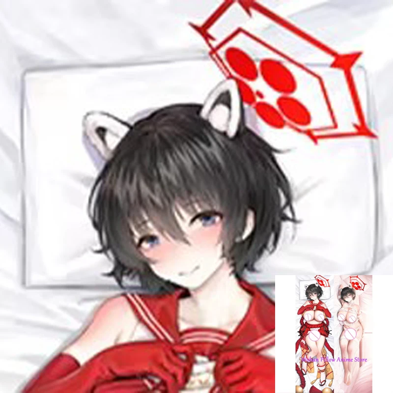 

Dakimakura Anime Pillow Cover Kasuga Tsubaki Double Sided Print Life-size Halloween Christmas Decoration