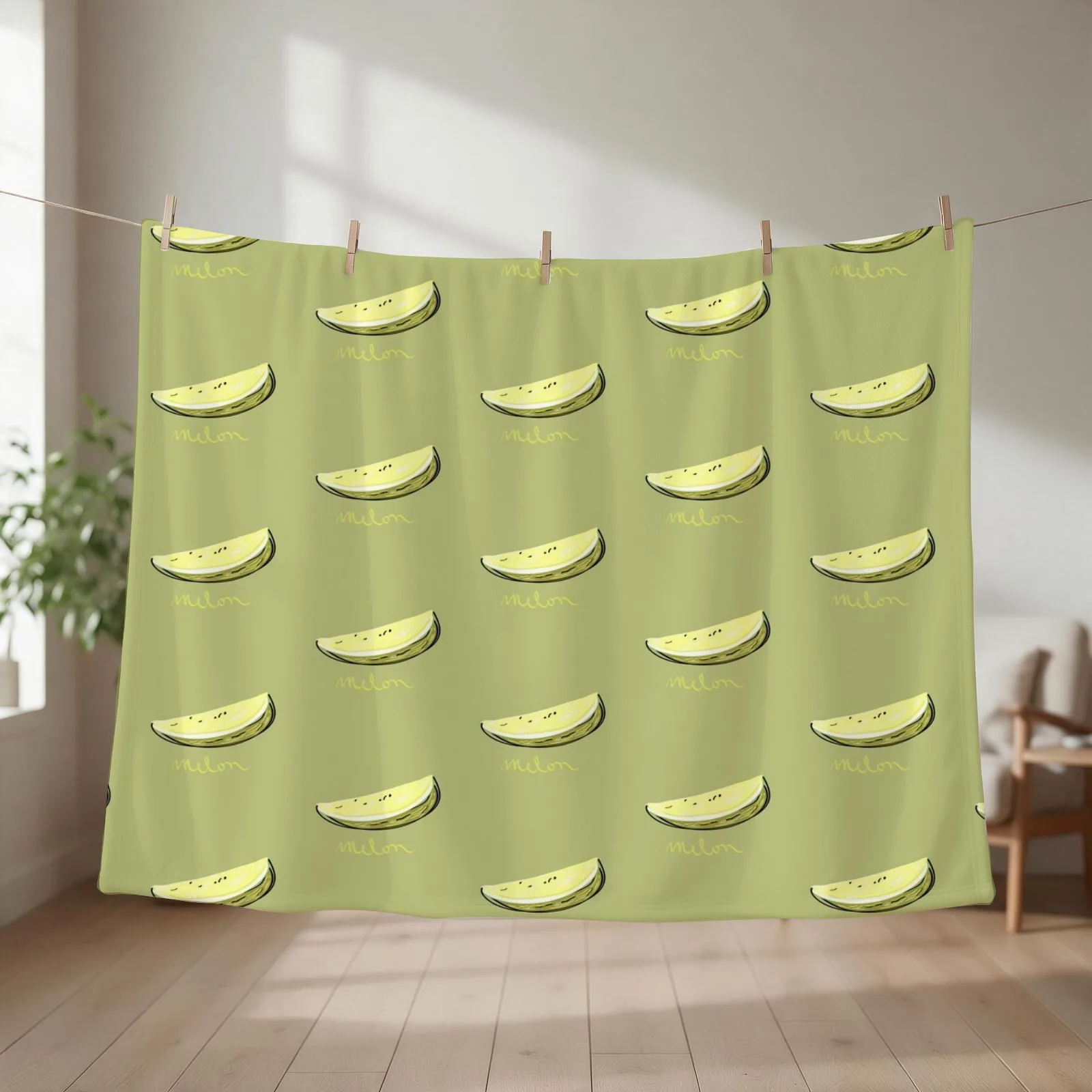 Fun melon Throw Blanket Luxury St Decorative Sofa Luxury Beautifuls Blankets