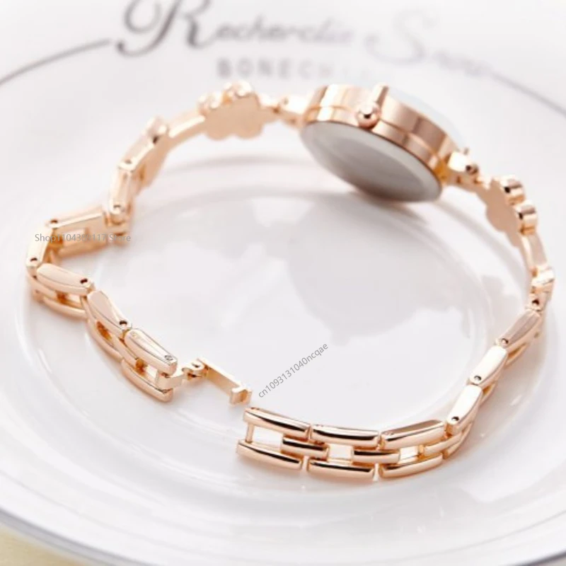 Ladies's Wristwatch Alloy Rhinestone Luxury  Watch for Women Casual Quartz Bracelet Watch Relogio Feminino Часы Женские