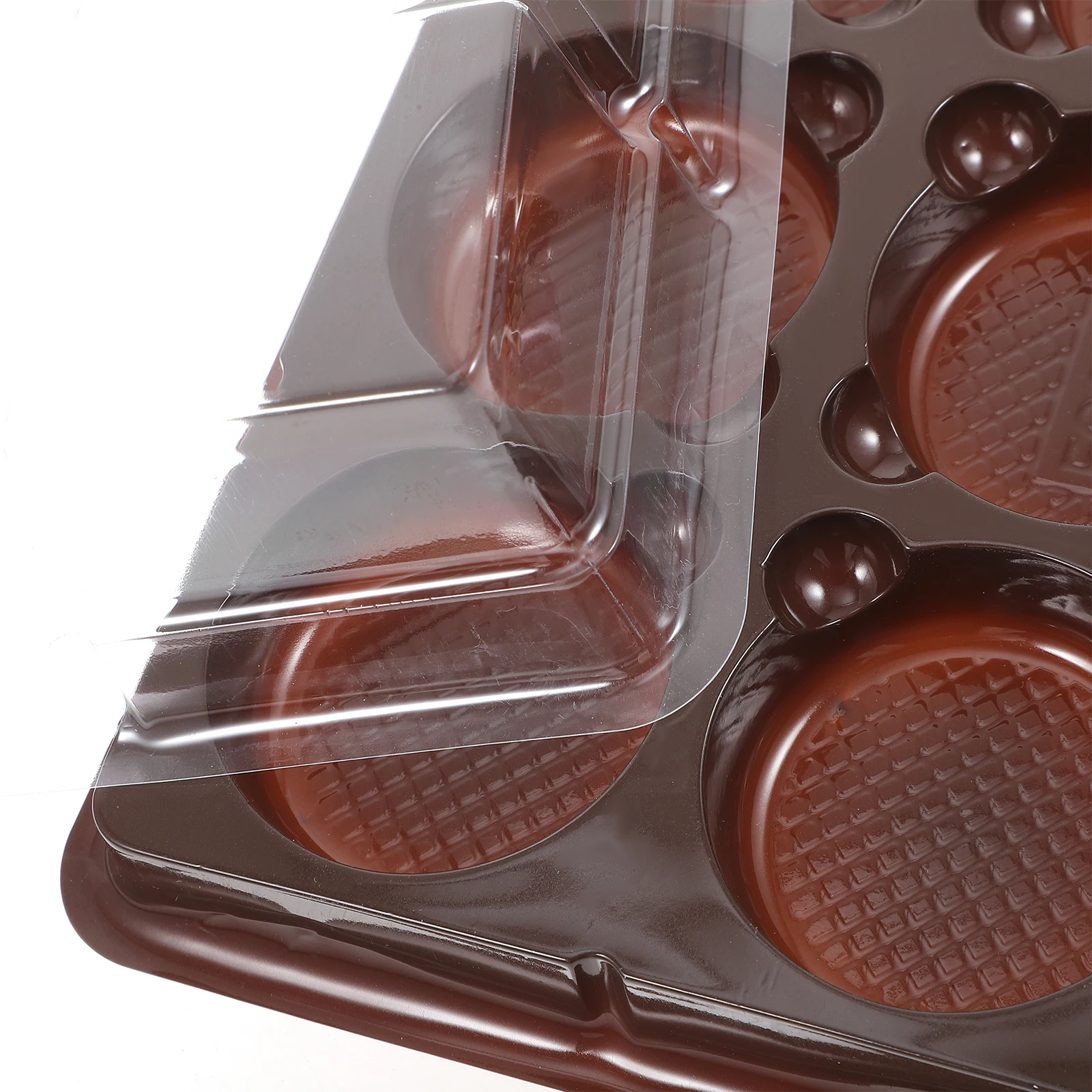 

50 Pcs Mochi Boxes Cake Containers Food Grade Plastic Packing Waterproof Transparent Lids Kitchen Supplies