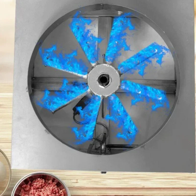 Single Independent Flame Control Gas Crepe Maker Stainless Steel Round Plate Commercial LPG Pancake Griddle
