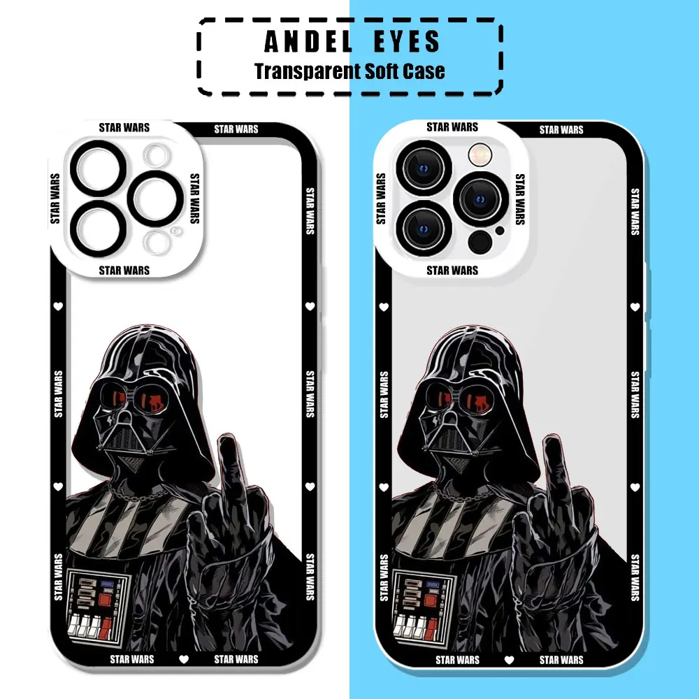 Disney S-Star W-Wars Baby Yoda Phone Case For Redmi Note 13 12 11 ProPlus 12S 11T 11S 10 10S 9 9S 8T 8 Pro Max Transparent Cover