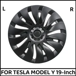 4PCS 19Inch Hub Cap Right&Left Hubcap For Tesla Model Y Wheel HubcapPerformance Replacement Full Rim Cover Accessories 2020-2024