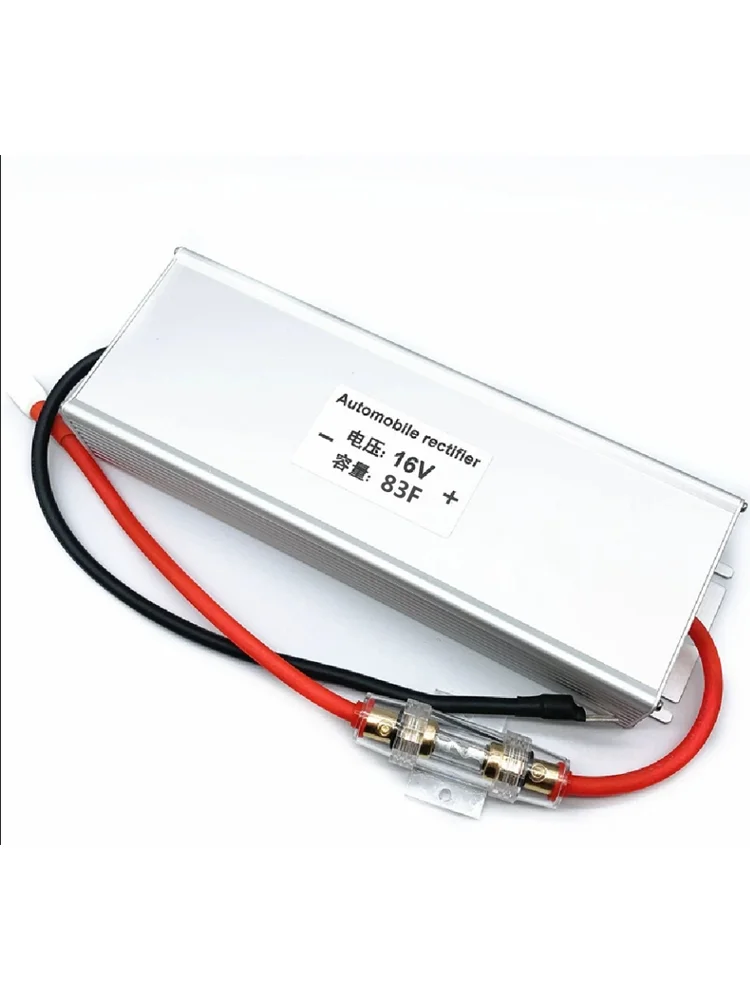 Super Farad capacitor battery 16V83F Car start rectifier to protect the battery fuel saving and stabilize 500F