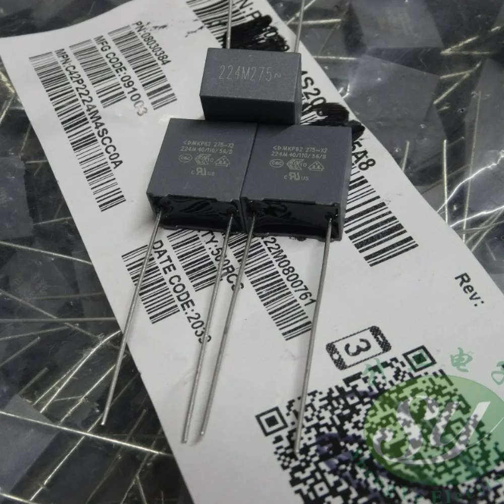 10pcs/lot Fara MKP62 0.22uf 275vAC 220nf u22 224 Brand New 10mm Film Capacitor C42P2224M4SCC0A