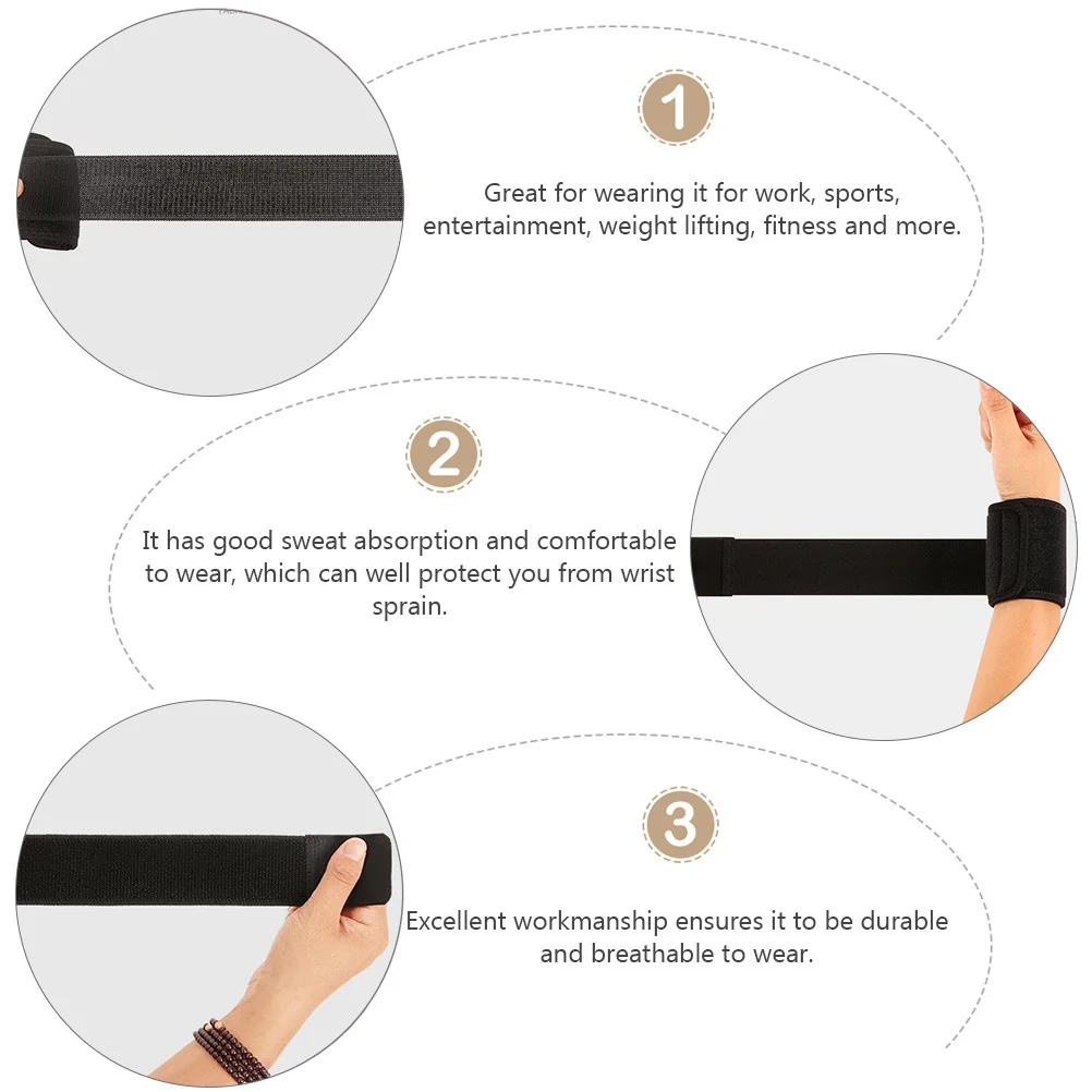 

2 шт. регулируемые компрессионные бинты на запястья, поддерживающий бандаж для облегчения боли, защита запястья, легкий, дышащий, впитывающий пот