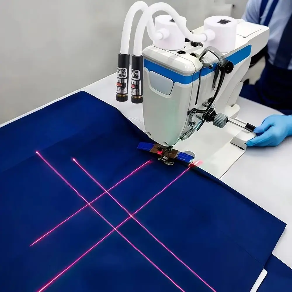 

USB Led Laser Positioning Light Tool DTF DTG Heat Press Laser Lamp Kit Infrared Sewing Machine Device Cross Sewing Accessories