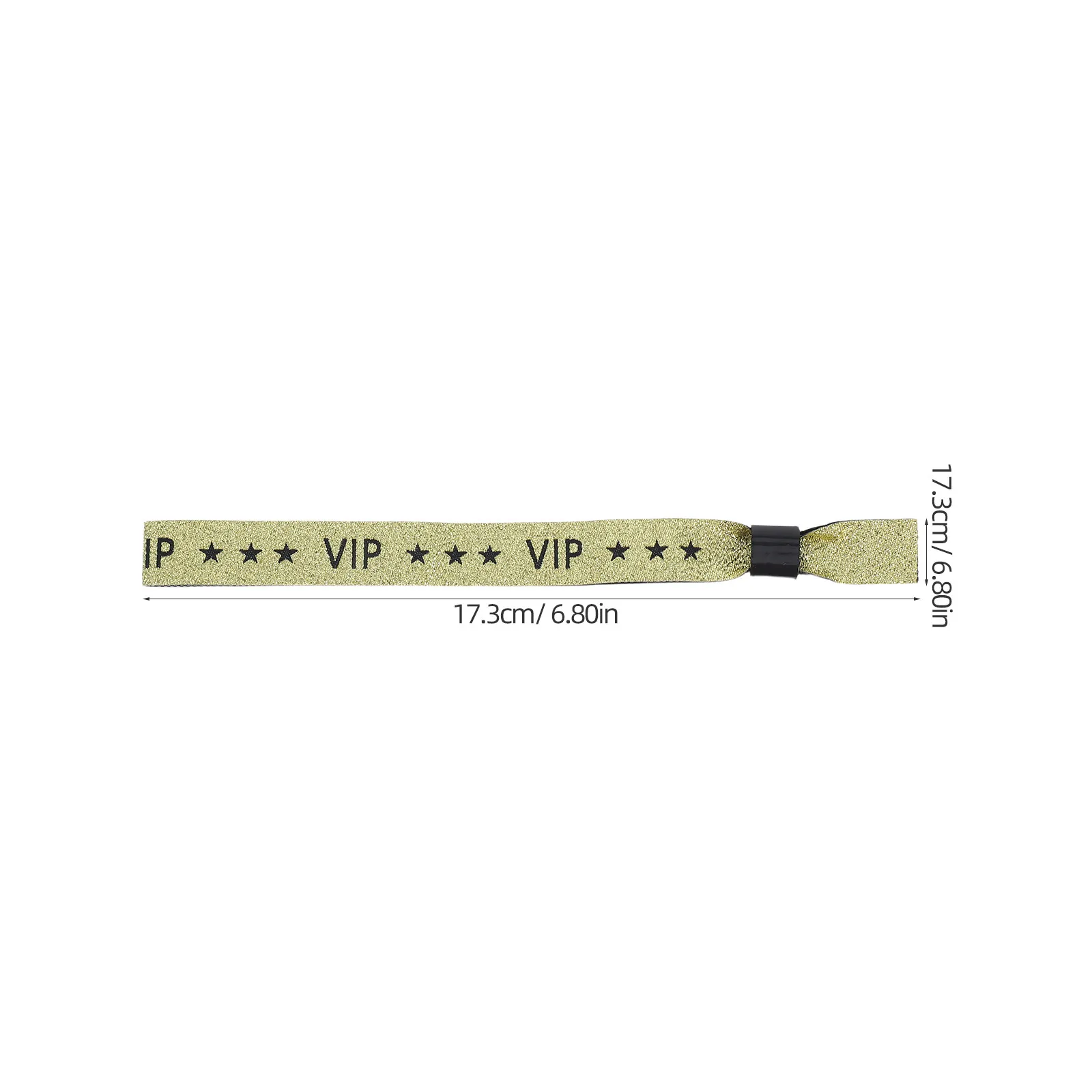 20pcs Vip Wristbands Waterproof For Party Concert Club Amusement Park Festivals Gold Fabric Event Bracelets Admission Bands - view 2