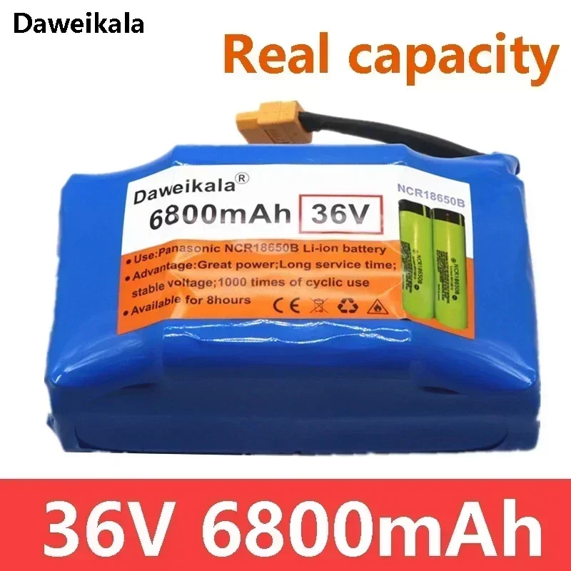 

New 100% Original Real Capacity 36V 6.8Ah Lithium Battery 10s2p Lithium Ion Pack High-capacity Scooter Twist Car Battery