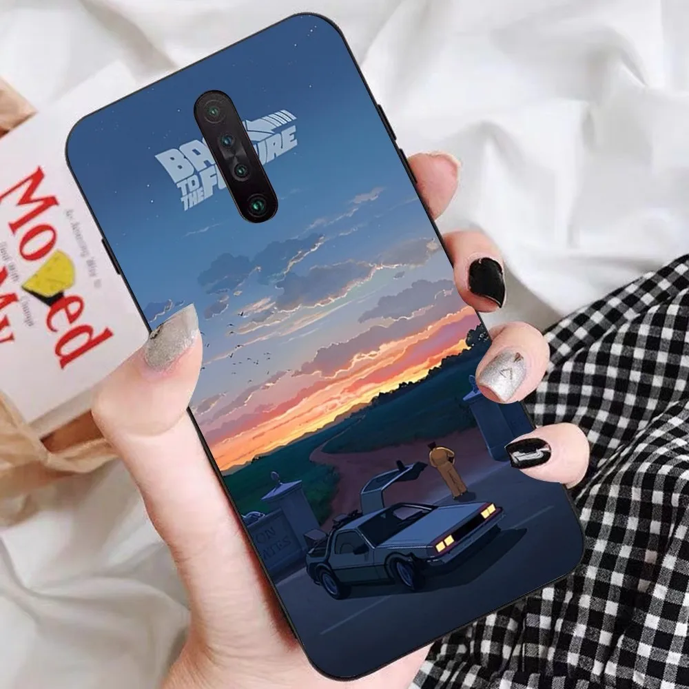 B-Back To-the-Future Phone Case For Redmi 5 6 7 8 9 10 plus pro 6 7 8 9 A GO K20 K30 K40 pro plus F3 Fundas