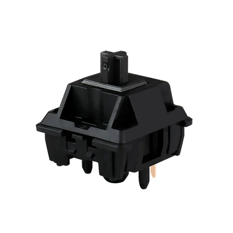 Prelubed Linear gaming black switch 58g bottoming out 5 pins QK01 steel spring