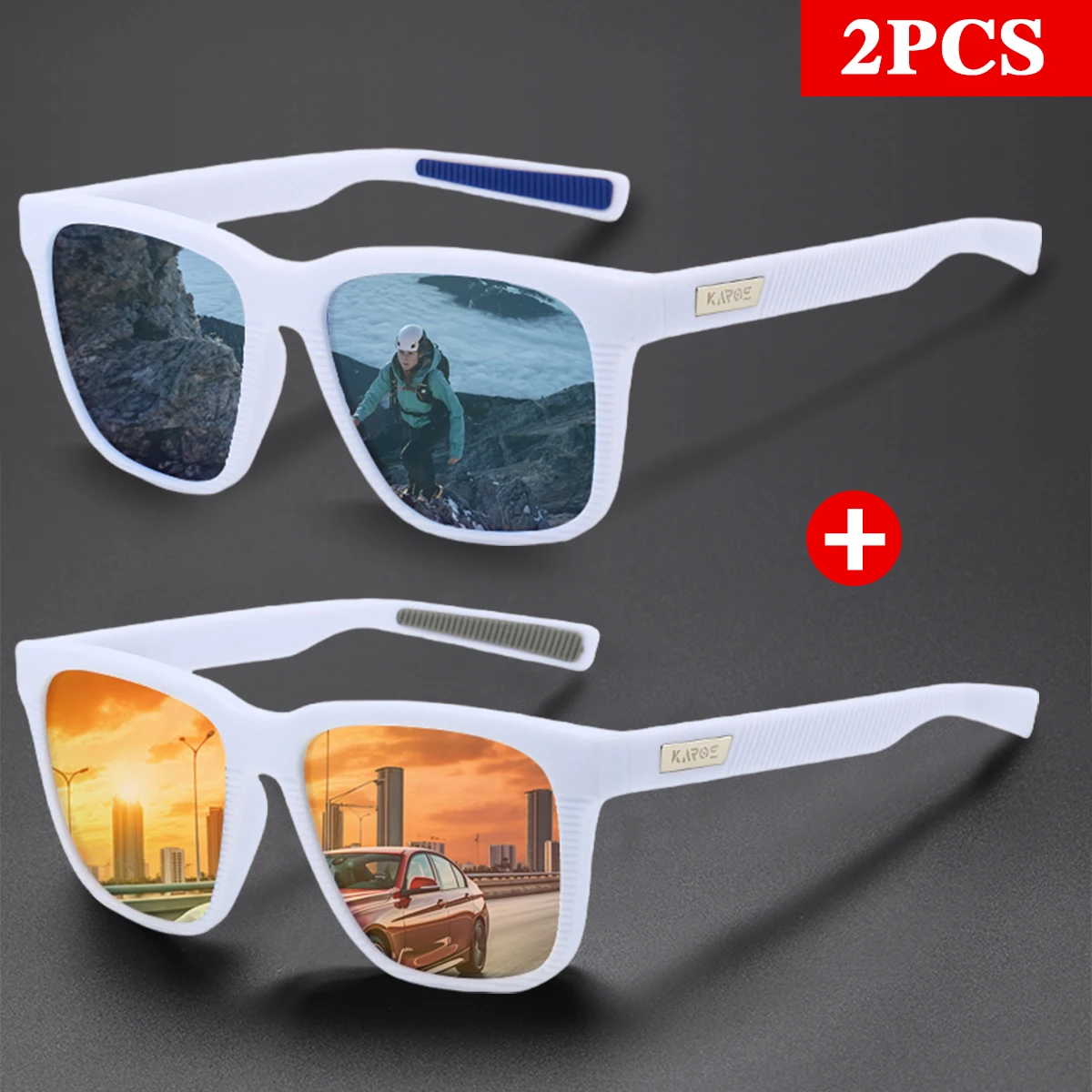 

KAROS Professional Polarized Lenses For Drivers Reduce Eye Strain And Block Harsh Glare For Comfortable Drives