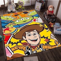 MINISO Disne Cartoon Movie Toy Story Pattern Rug Carpet Living Room Bathroom Mat Creative Doormat Carpet for Bedroom Home Decor