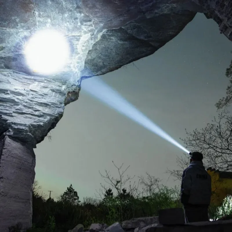 46000000LM Most Powerful LED Headlamp 2*18650 USB Rechargeable Headlight Super Bright Head Flashlight Fishing Camping Head Light