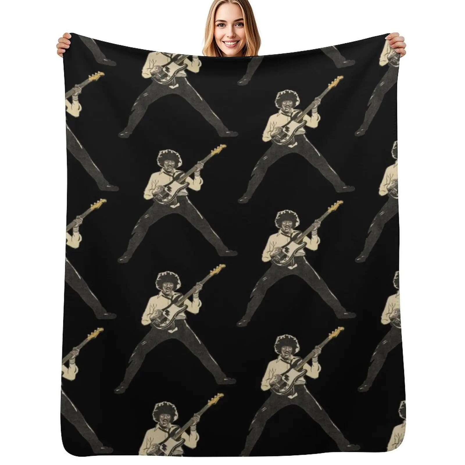 

PHIL LYNOTT THIN LIZZY Throw Blanket Easy Care Comfortable Blanket for Couch