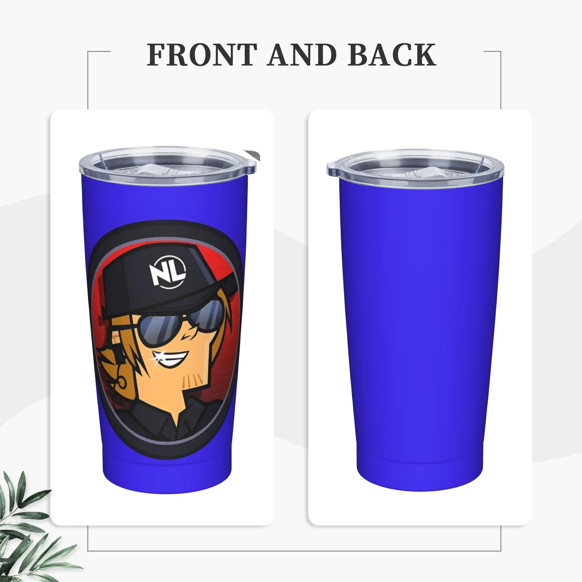 Totals Dramas Reboot Security Guard Wayne Insulated Tumbler with Straws Lid  Stainless Steel Coffee Mugs Bottle Cup, 20oz