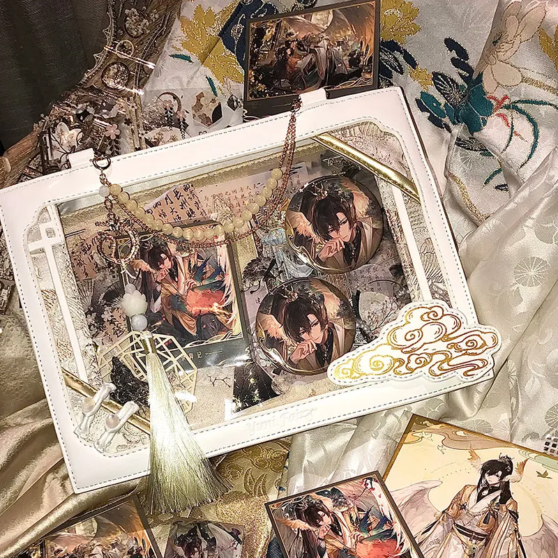 Ancient Style  New Chinese-style One-shoulder Crossbody Lta Bag Gumei Surrounding Two-dimensional Animation Bag for Women