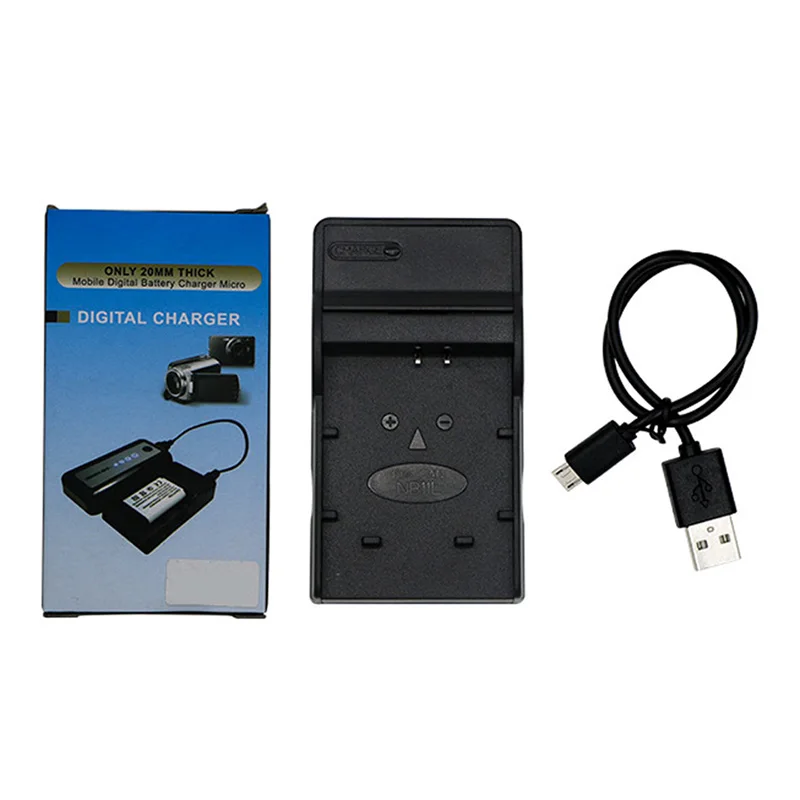 Carregador de bateria USB nb-6l 6lh, para canon powershot, sx520, sx530, sx540, sx600, sx610, sx700, sx710, hd ixus digital 200 é 210 105