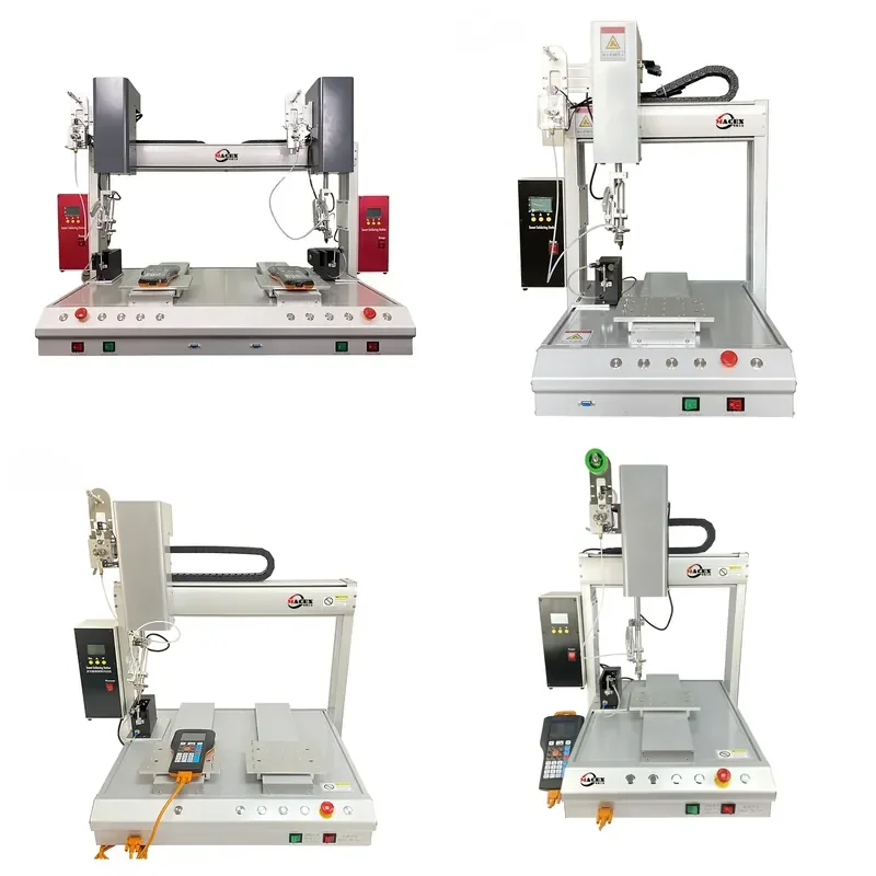 for Automatic Welding Robot Double Platform Rotating Small Desktop PCB Circuit Board Welding Machine Electronic Product