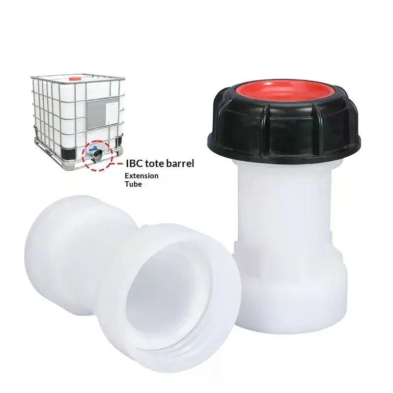 Plastic Extension Tube IBC Adapter For Mounting IBC Rainwater Tank Canister Outlet S60x6 IT To AG Ton Barrel Pipe Joint