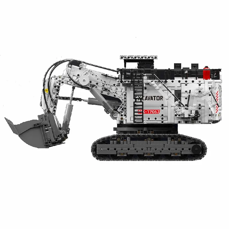 MOLD KING 17067 Technik blocs de construction de voiture Architecture pelle sur chenilles RC bloc de construction modulaire assemblage modèle Kit cadeaux