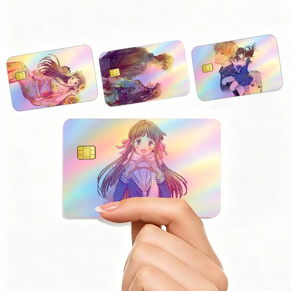 Zodiac Fruits B-Basket 4pcs 1Set Card Stickers Small Waterproof Chip 4PCS Card Sticker