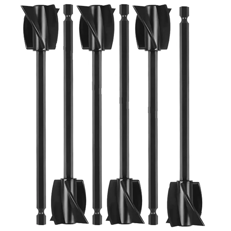 

Resin Mixer Paddles, Epoxy Mixer Attachment for Drill, Reusable Paint Stirrer Drill Attachment(6Pcs)