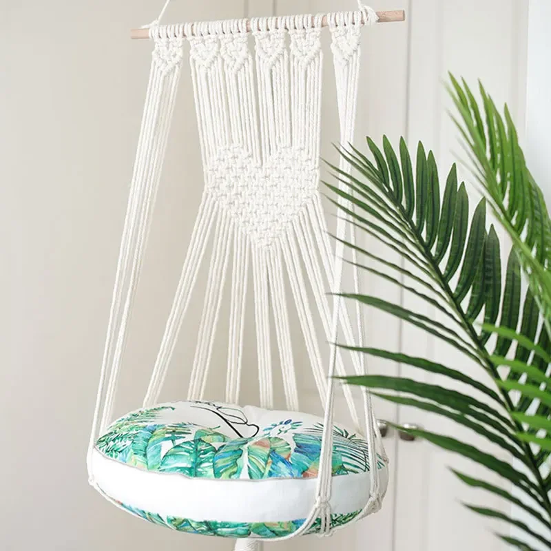 Handwoven Cotton Tapestry Pet Hammock Swing Bed Macrame For Cat Dog Bedroom Decoration Wall Hanging Without Mat Tapetes Long rug