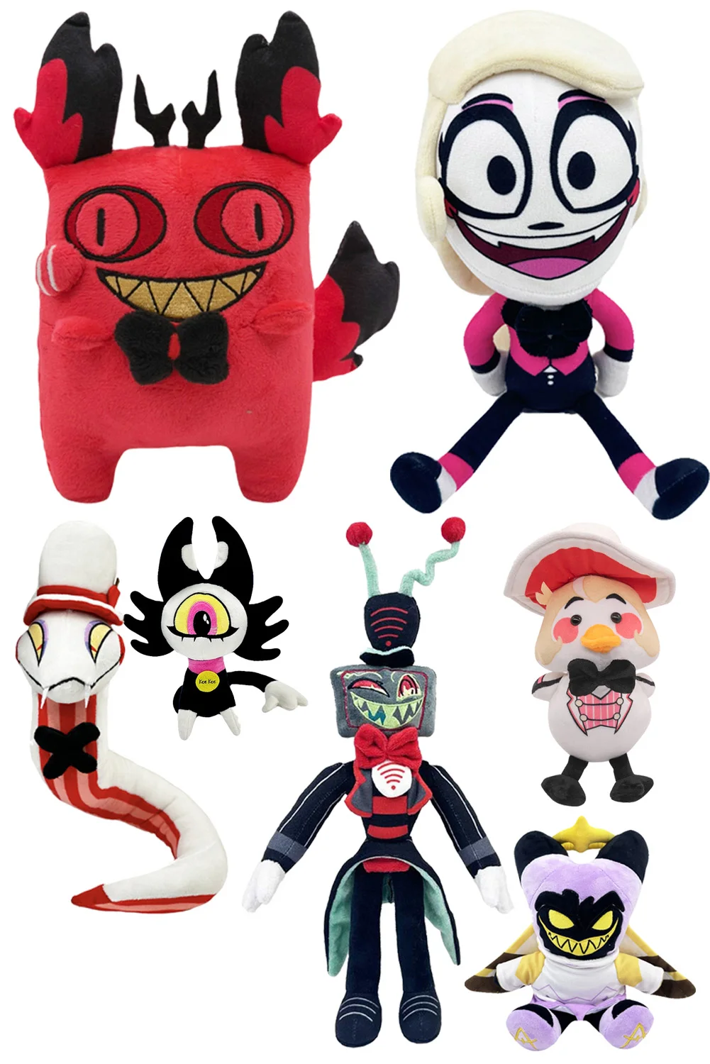 فستان ألستور لوسيفر تنكري من القطيفة للعب أدوار كرتونية للأطفال ، ملابس شارلي الخيالية ، ديكور غرفة بلوشي للبنات والأولاد