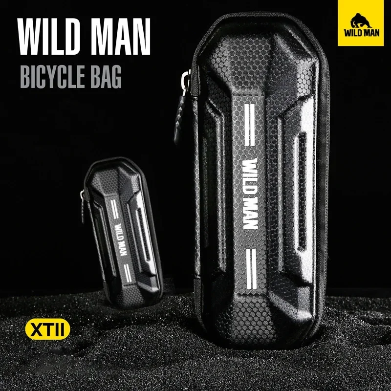 WILD MAN Hard Shell Bicycle Bag Rainproof Bike Repair Tools Bag Road Cycling Bag Mtb Frame Bag