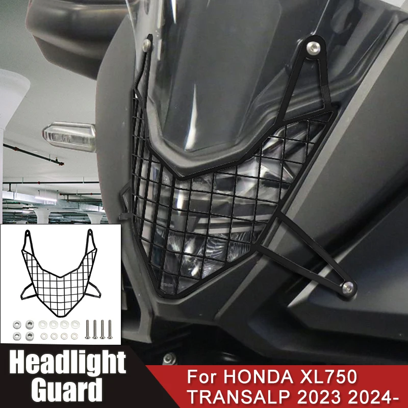 

Headlight Guard For Honda Transalp XL750 XL 750 2023 2024 2025 Front Head Light Lamp Grill Cover Protector Motocycle Accessories