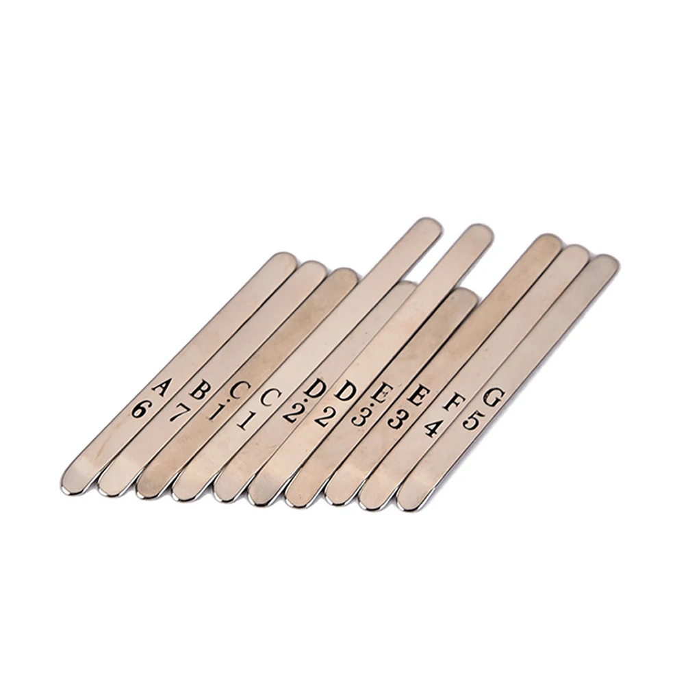 

Steel Keys for Kalimba Mbira Thumb Piano Durable Metal Musical Key 10 Note Lightweight Silver Piano Instrument