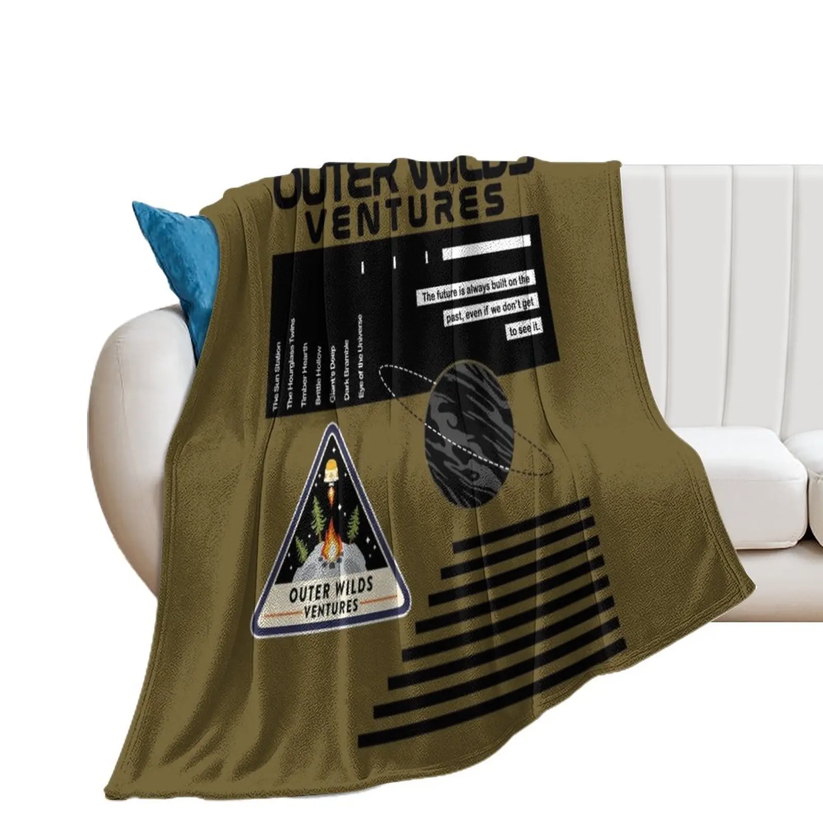 NASA-Inspired Outer Wilds Ventures \t Throw Blanket Designers Baby Blankets