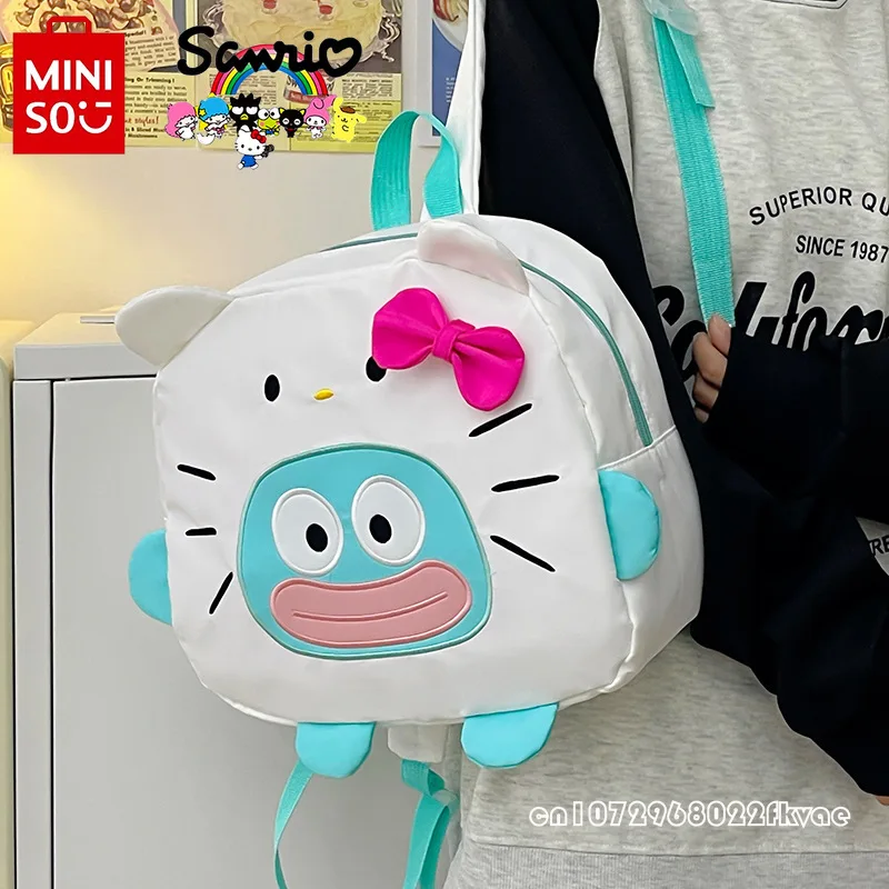 Sanrio New Women's Backpack Fashionable High Quality Embroidered Girls' Backpack Cartoon Leisure Large Capacity Student Backpack