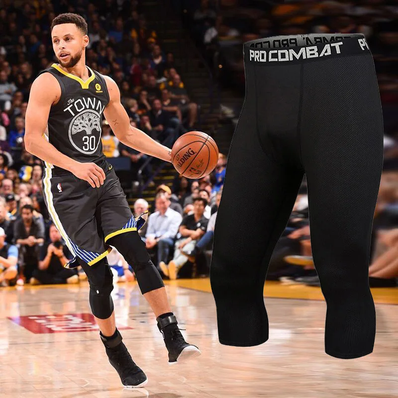 

Basketball Compression Tights High Elastic Sports Soccer Tights Fitness Pants Running Sports Sportswear Men Leggings Quick Dry