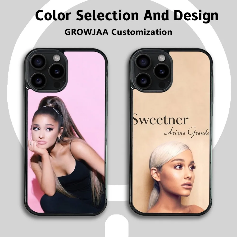 

A-Ariana Grande MINISO Cute Hot sale Magneti Phone Case For iPhone 15 14 13 12 11 Pro Max Plus Mini Shockproof Wireless magnetic