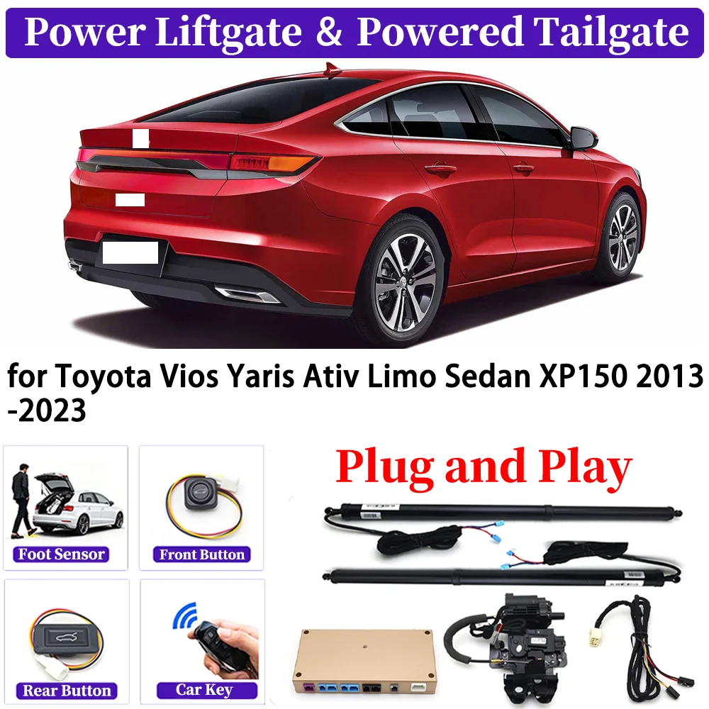

for Toyota Vios Yaris Ativ Limo Sedan XP150 2013-2023 OEM Car Automatic Power Liftgate Kit Smart Auto Electric Tailgate System