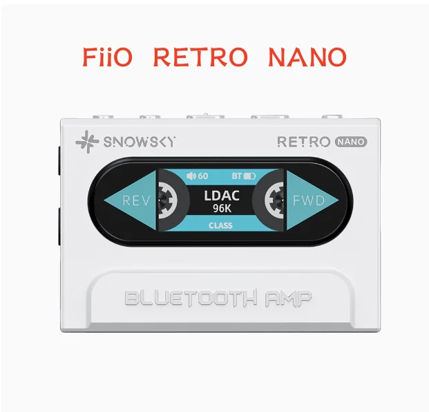 FiiO RETRO NANO محول مضخم صوت بلوتوث بدون فقدان