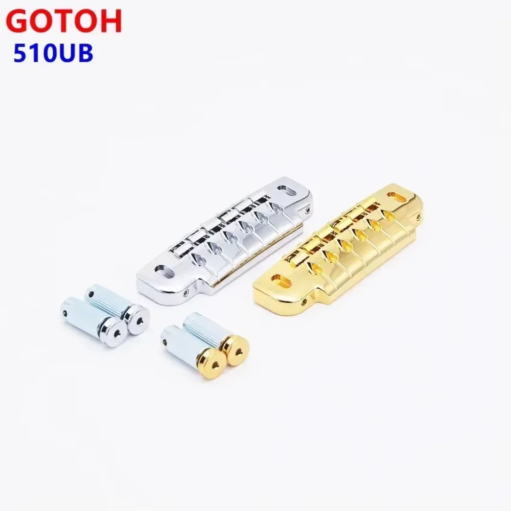 Shop Bo-Hong Store-GOTOH 510 Series 510UB Electric Guitar Bridge And Tailpiece Set Tune-O-Matic Style Hard Replacement for LP SG